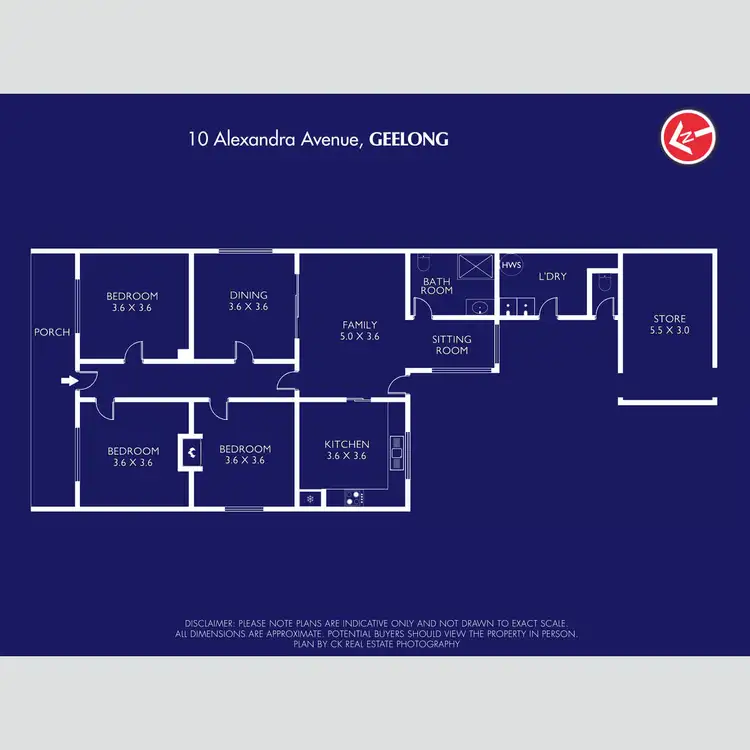Floorplan of Homely house listing, 10 Alexandra Avenue, Geelong VIC 3220