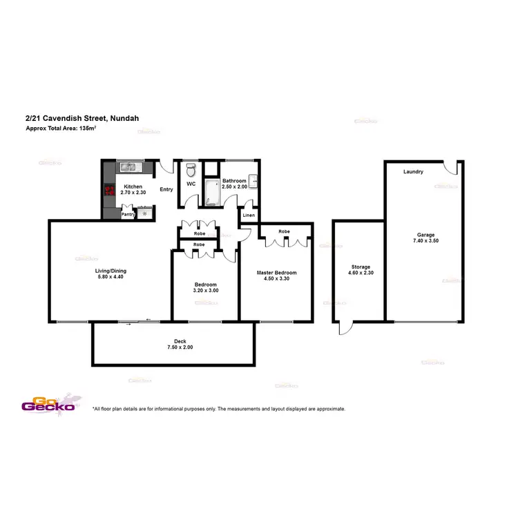 Floorplan of Homely unit listing, 2/21 Cavendish Street, Nundah QLD 4012