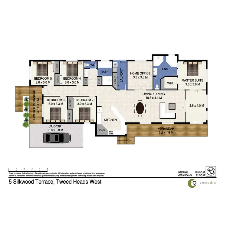 Floorplan of Homely house listing, 5 Silkwood Terrace, Tweed Heads West NSW 2485