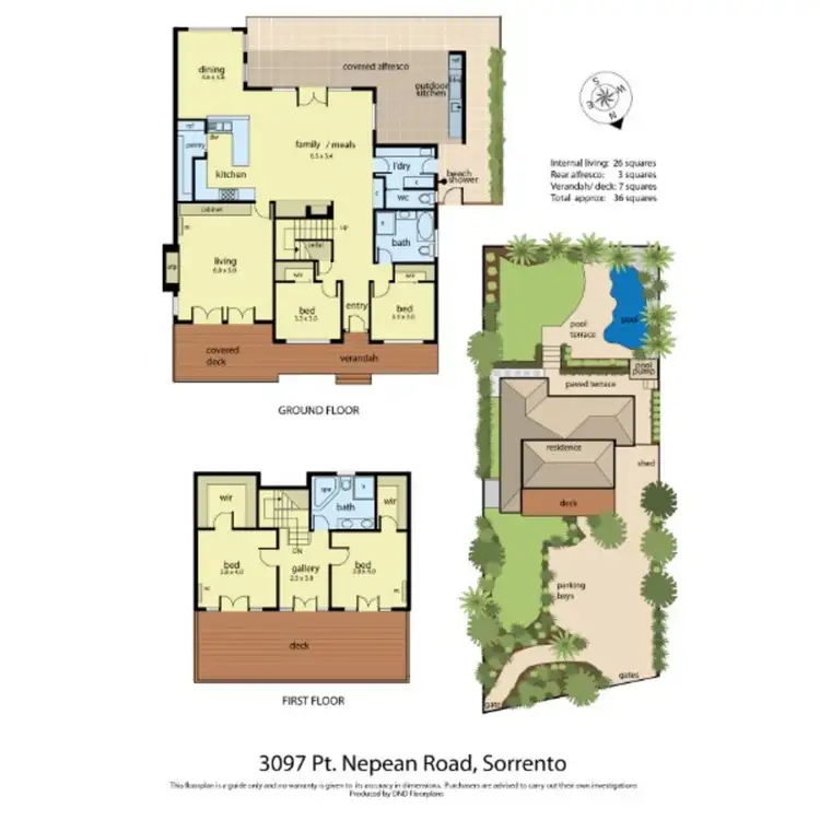 Floorplan of Homely house listing, 3097 Point Nepean Road, Sorrento VIC 3943