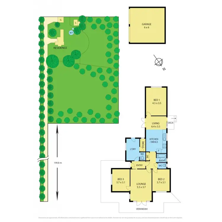 Floorplan of Homely house listing, 210 Buckley School Road, Buckley VIC 3240