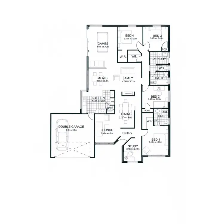 Floorplan of Homely house listing, 12 Kingsland Loop, Canning Vale WA 6155