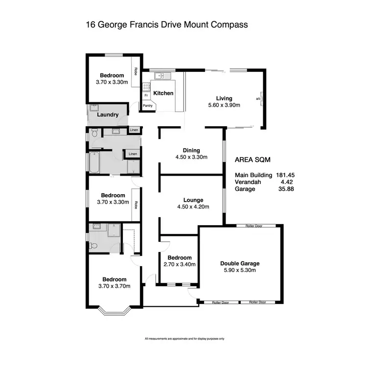 Floorplan of Homely house listing, 16 George Francis Drive, Mount Compass SA 5210