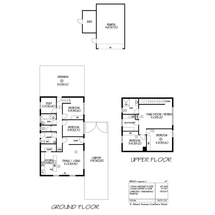 Floorplan of Homely house listing, 5 Albert Avenue, Crafers West SA 5152