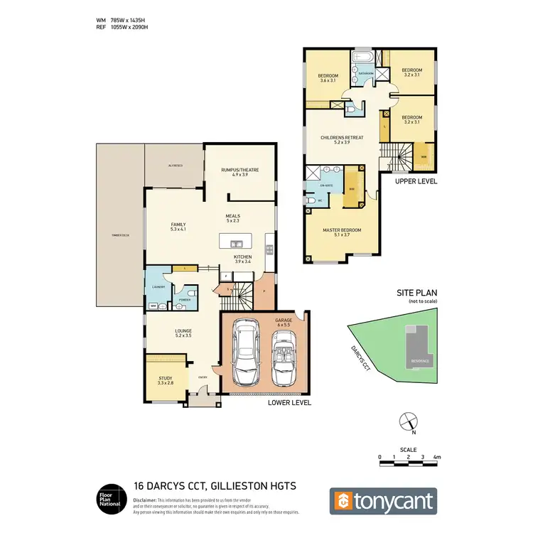 Floorplan of Homely house listing, 16 Darcys Circuit, Gillieston Heights NSW 2321