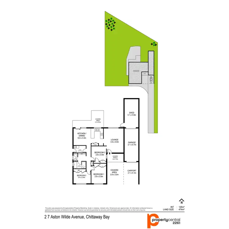 Floorplan of Homely house listing, 2/7 Aston Wilde Avenue, Chittaway Bay NSW 2261