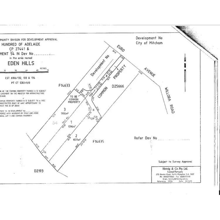 Floorplan of Homely land listing, 7C Euro Avenue, Eden Hills SA 5050