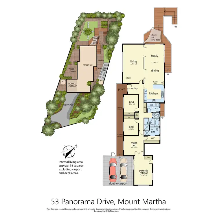 Floorplan of Homely house listing, 53 Panorama Drive, Mount Martha VIC 3934