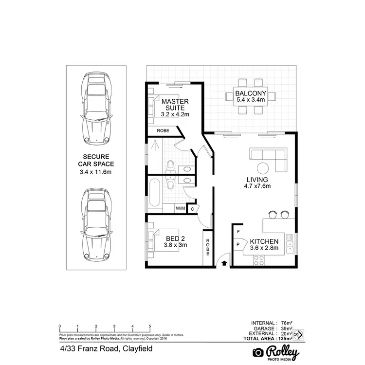 Floorplan of Homely apartment listing, 4/33 Franz Road, Clayfield QLD 4011