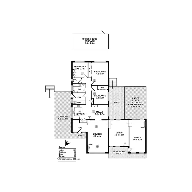 Floorplan of Homely house listing, 12 Berkeley Road, O'halloran Hill SA 5158