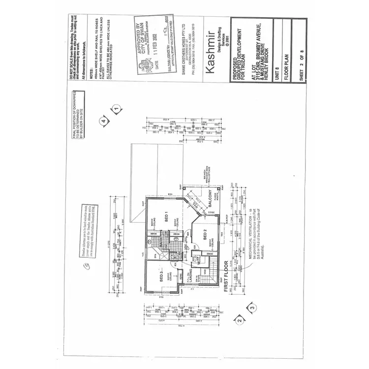 Floorplan of Homely house listing, 8/1 Brumby Avenue, Henley Brook WA 6055