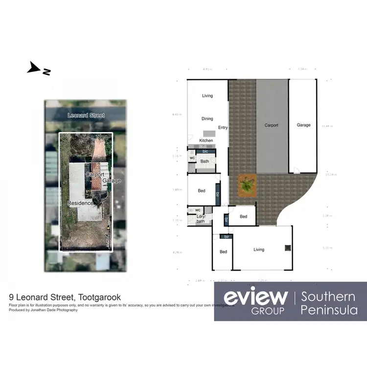 Floorplan of Homely house listing, 9 Leonard Street, Tootgarook VIC 3941