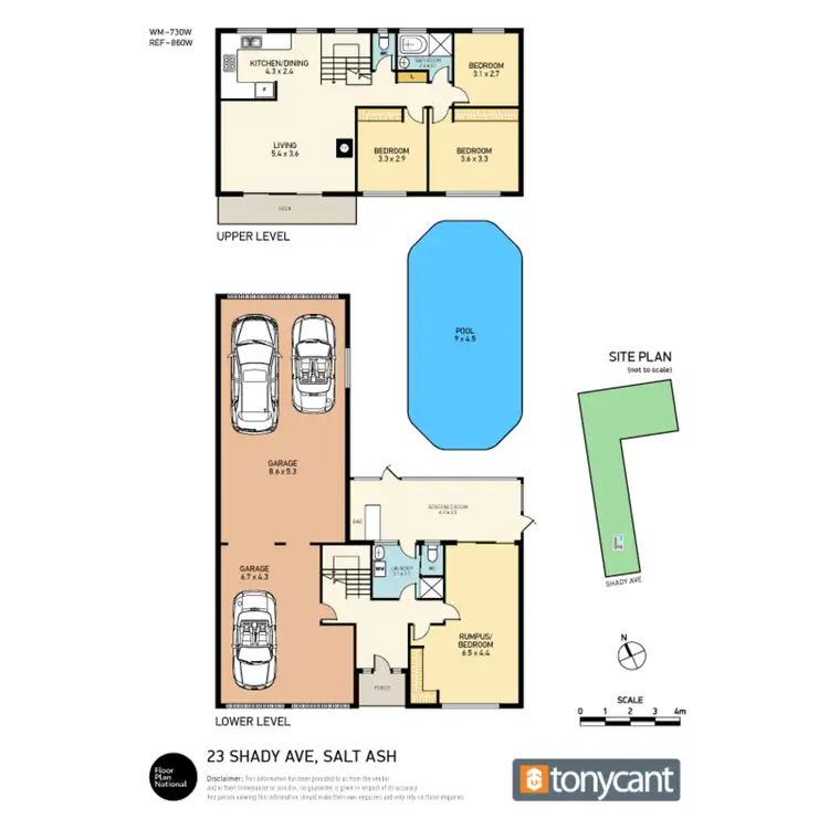 Floorplan of Homely house listing, 23 Shady Avenue, Salt Ash NSW 2318