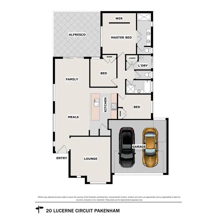 Floorplan of Homely house listing, 20 Lucerne Circuit, Pakenham VIC 3810