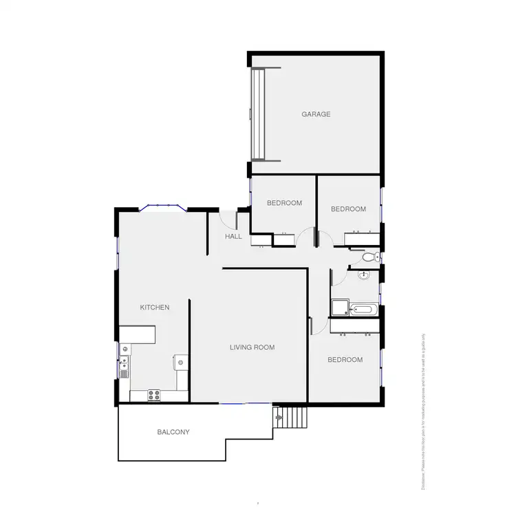 Floorplan of Homely house listing, 291 Newtown Road, Bega NSW 2550