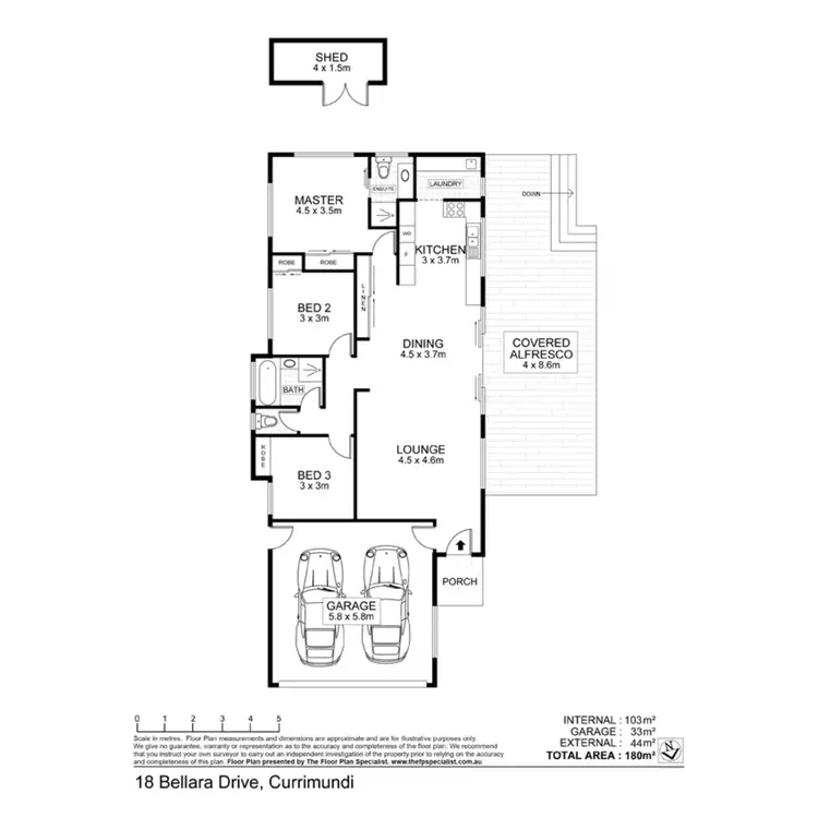 Floorplan of Homely house listing, 18 Bellara Drive, Currimundi QLD 4551