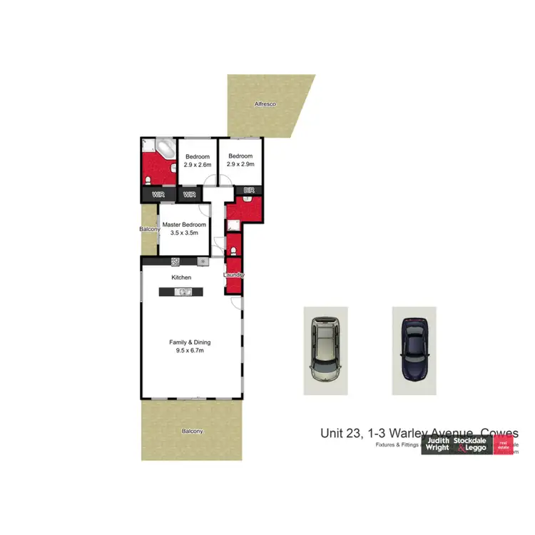 Floorplan of Homely apartment listing, 23/15-16 The Esplanade, Cowes VIC 3922