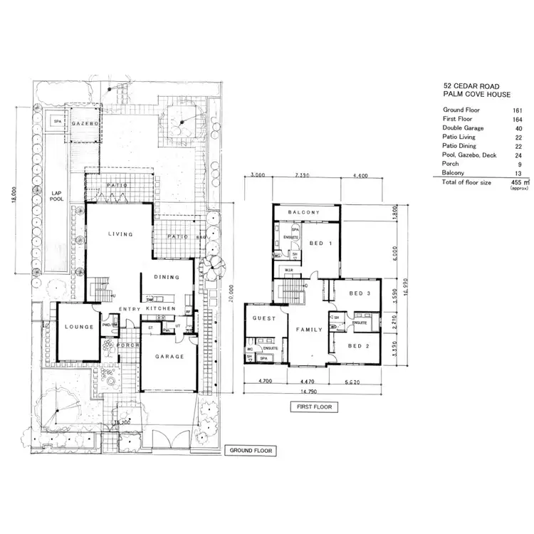 Floorplan of Homely house listing, 52 Cedar Rd, Palm Cove QLD 4879