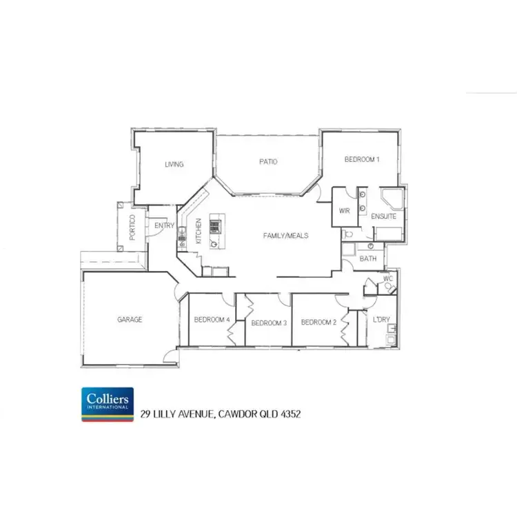 Floorplan of Homely house listing, 29 Lilly Avenue, Cawdor QLD 4352