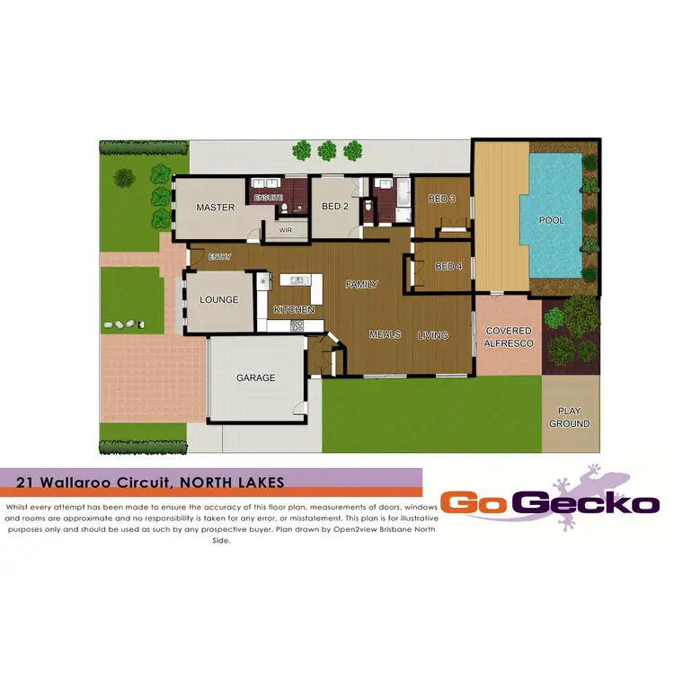 Floorplan of Homely house listing, 21 Wallaroo Circuit, North Lakes QLD 4509