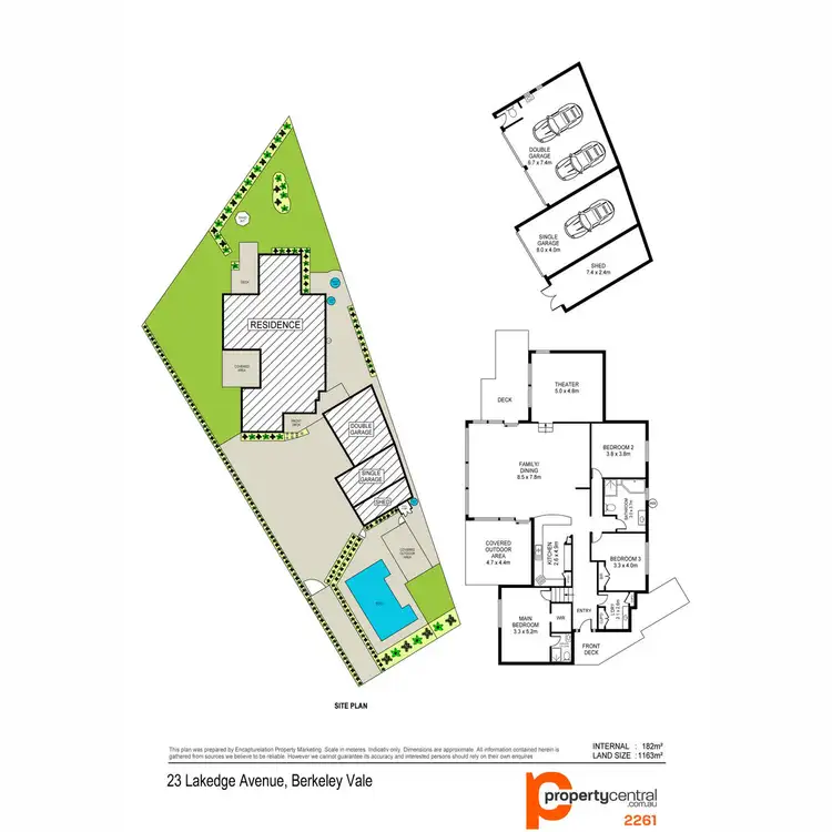 Floorplan of Homely house listing, 23 Lakedge Avenue, Berkeley Vale NSW 2261