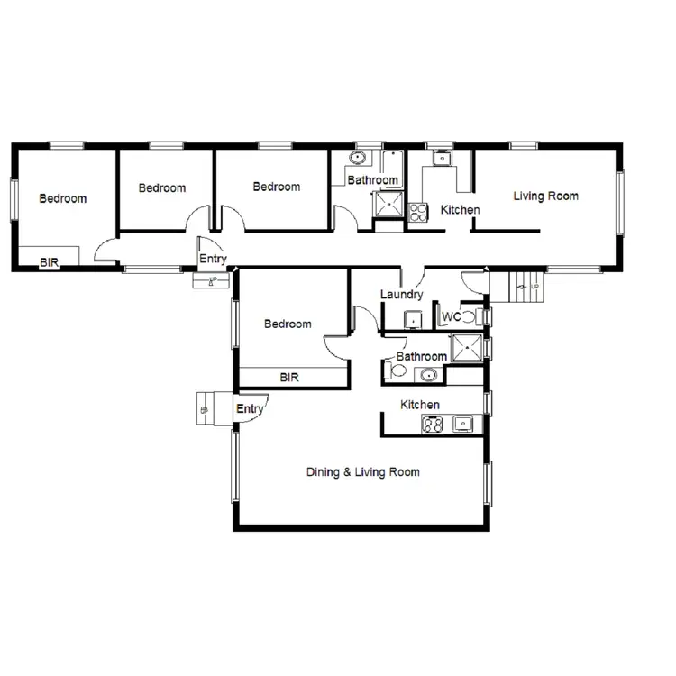 Floorplan of Homely house listing, 69-71 Pybus Street, Port Augusta SA 5700