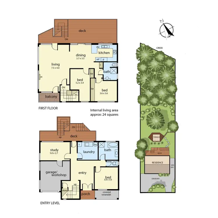 Floorplan of Homely house listing, 53 Ian Road, Mount Martha VIC 3934