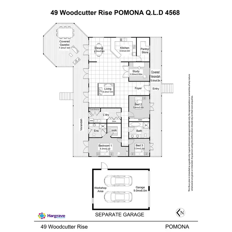 Floorplan of Homely house listing, 49 Woodcutter Rise, Pomona QLD 4568