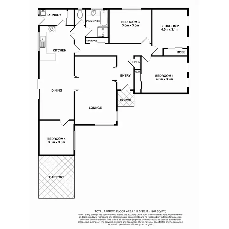 Floorplan of Homely house listing, 103 Coish Avenue, Benalla VIC 3672
