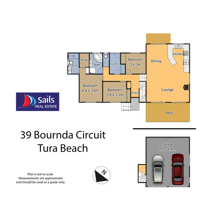 Floorplan of Homely house listing, 39 Bournda Circuit, Tura Beach NSW 2548