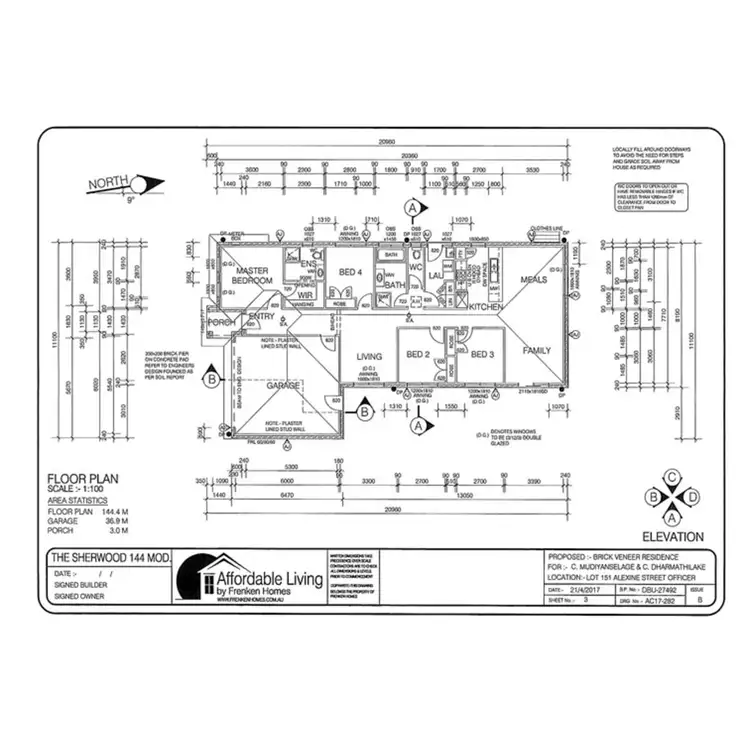 Floorplan of Homely house listing, 12 Alexine Street, Officer VIC 3809