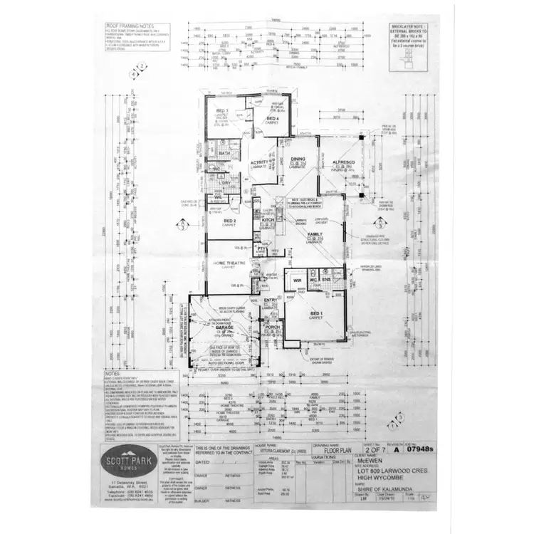 Floorplan of Homely house listing, 41 Norwich Way, High Wycombe WA 6057