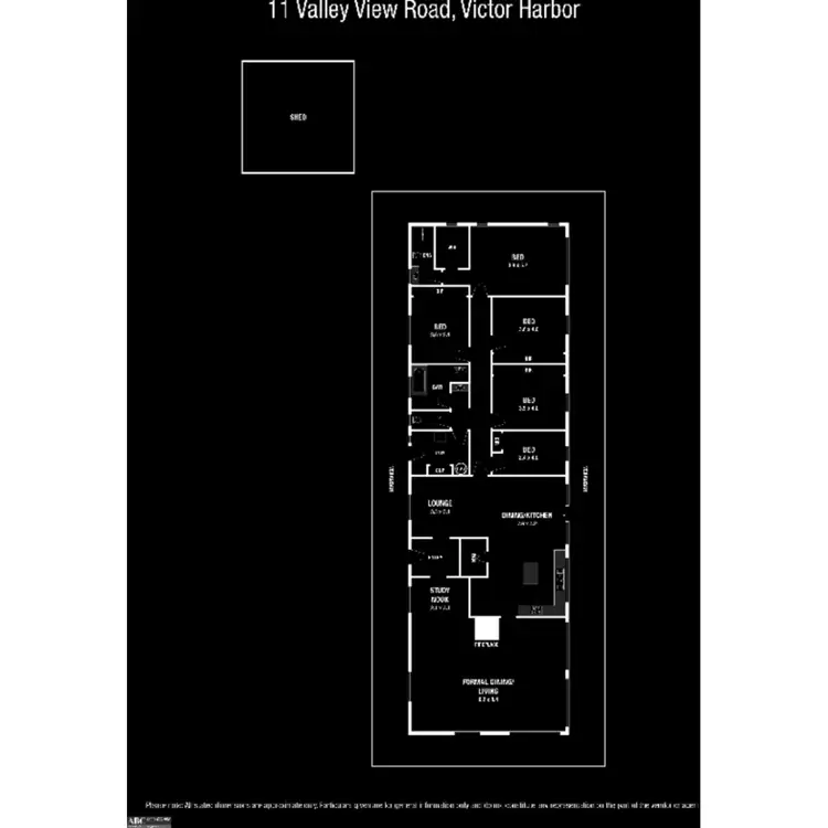 Floorplan of Homely house listing, 11 Valley View Road, Victor Harbor SA 5211