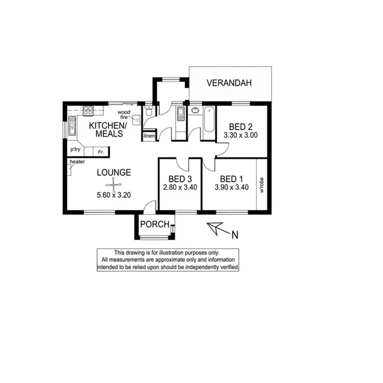 Floorplan of Homely house listing, 14 Hanson Street, Mount Gambier SA 5290
