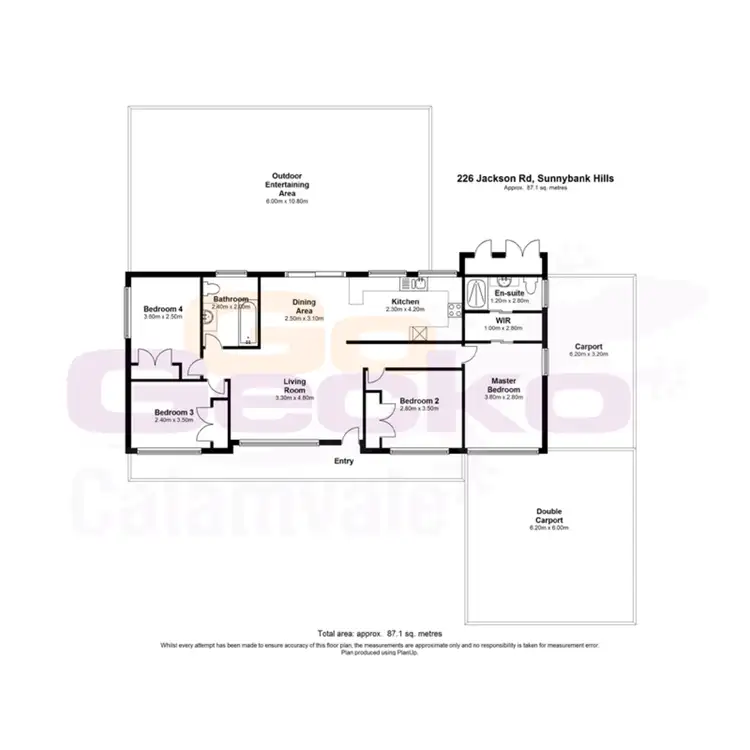 Floorplan of Homely house listing, 226 Jackson Road, Sunnybank Hills QLD 4109