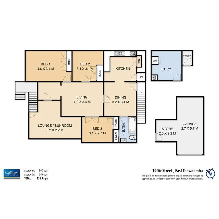 Floorplan of Homely house listing, 19 Sir Street, East Toowoomba QLD 4350