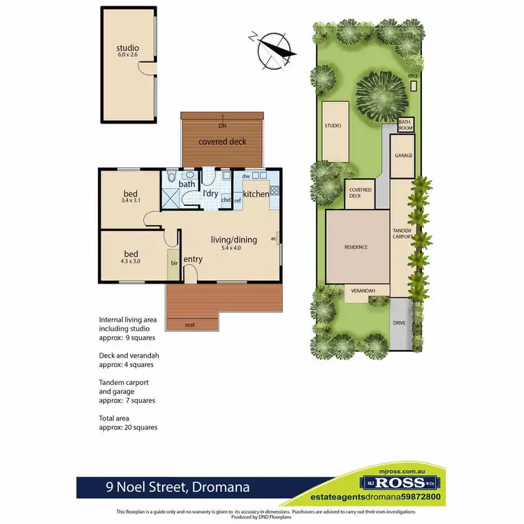 Floorplan of Homely house listing, 9 Noel Street, Dromana VIC 3936