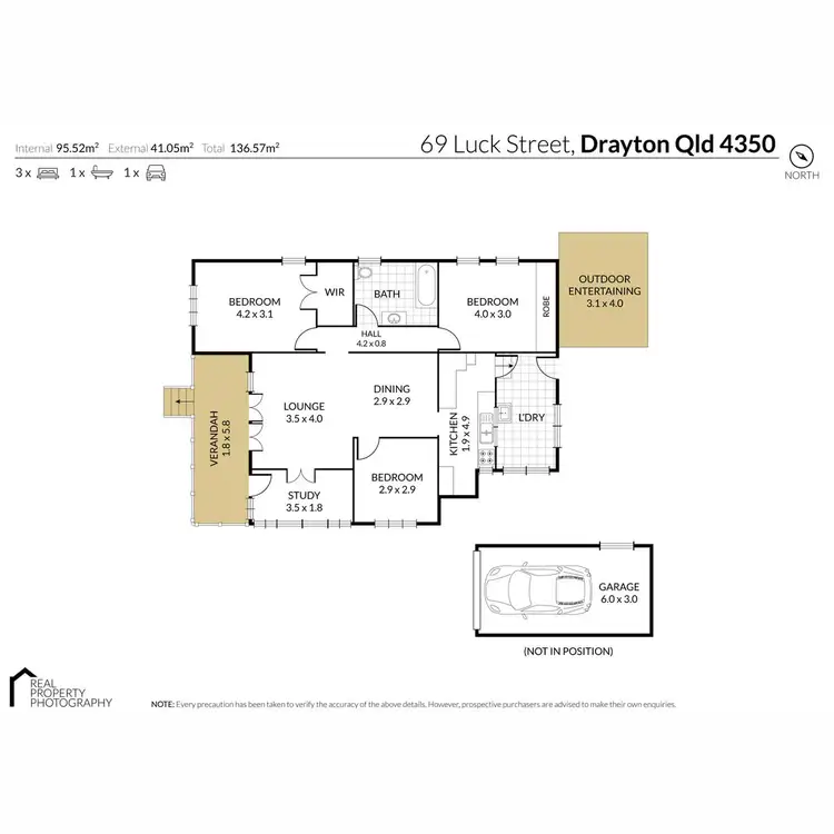Floorplan of Homely house listing, 69 Luck Street, Drayton QLD 4350