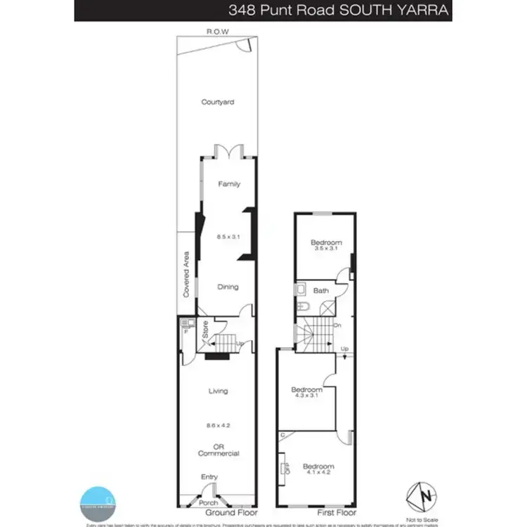 Floorplan of Homely house listing, 348 Punt Road, South Yarra VIC 3141