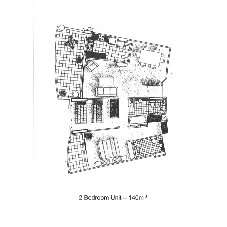 Floorplan of Homely apartment listing, The Meriton, 29 Woodroffe Avenue, Main Beach QLD 4217