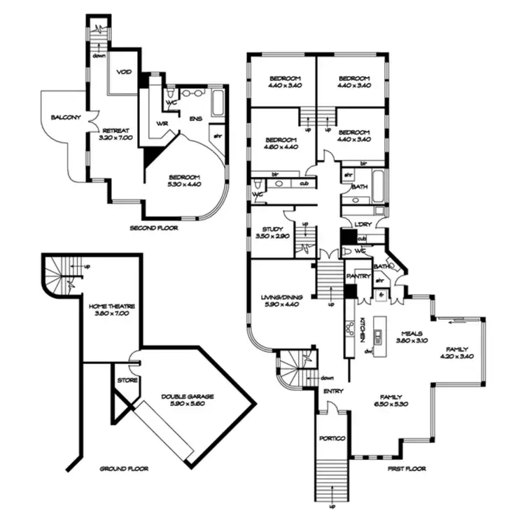 Floorplan of Homely house listing, 10 Arcadia Court, Mitcham SA 5062