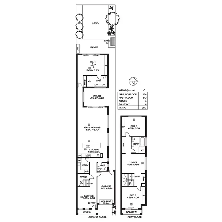 Floorplan of Homely house listing, 52 Robsart Street, Parkside SA 5063