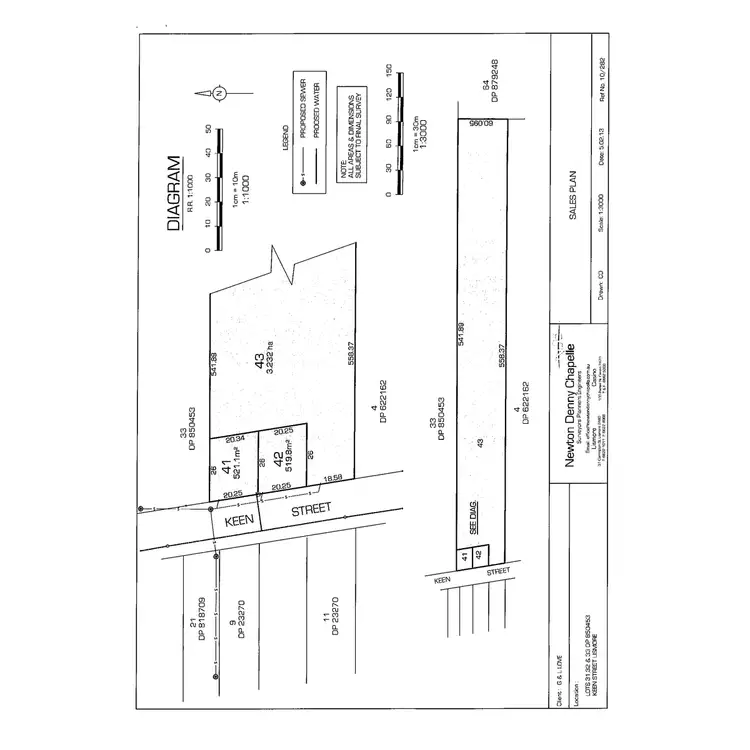 Floorplan of Homely land listing, 352 Keen Street, Girards Hill NSW 2480