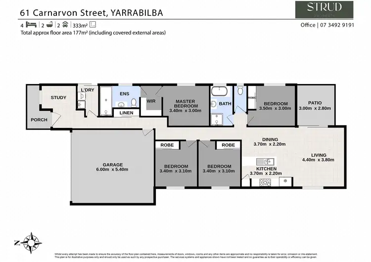 Floorplan of Homely house listing, 61 Carnarvon Street, Yarrabilba QLD 4207