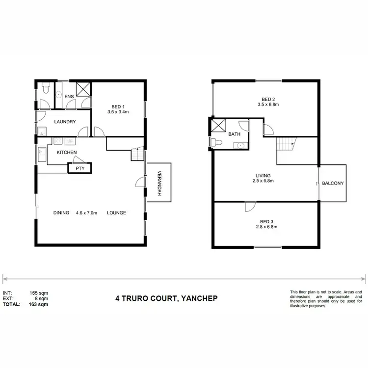 Floorplan of Homely house listing, 4 Truro Court, Yanchep WA 6035