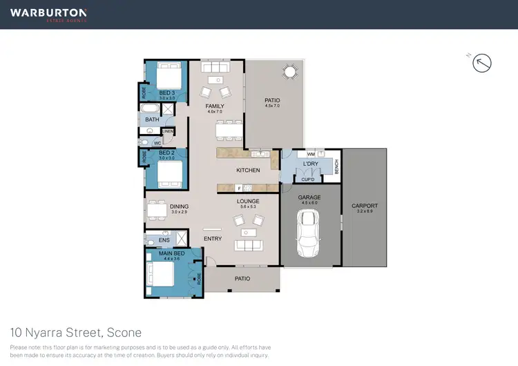 Floorplan of Homely house listing, 10 Nyarra Street, Scone NSW 2337