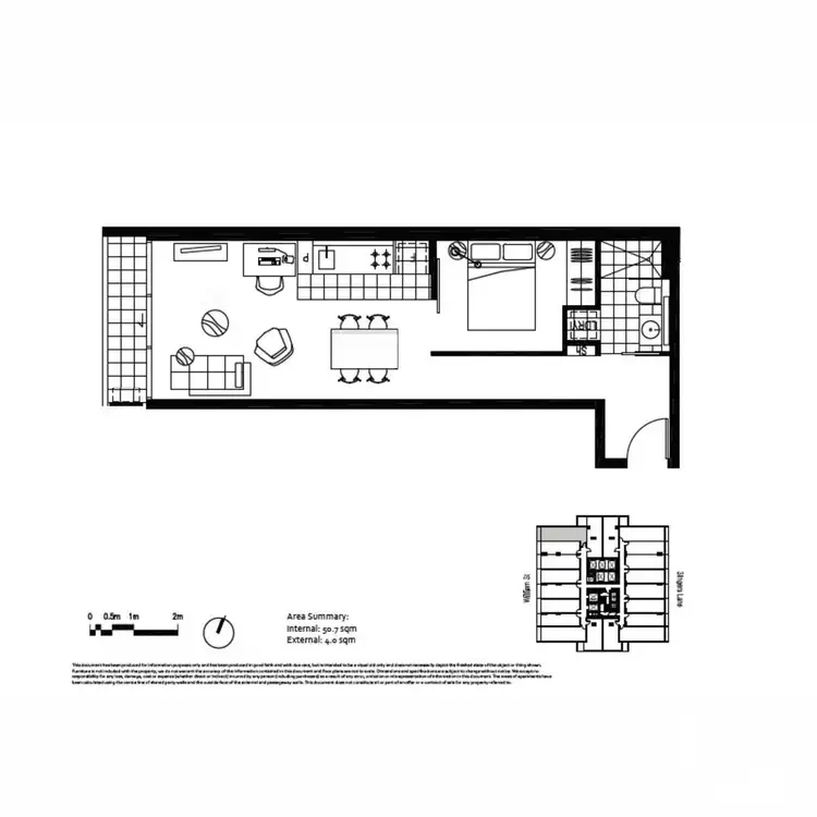 Floorplan of Homely apartment listing, 411/17 Singers Lane, Melbourne VIC 3000