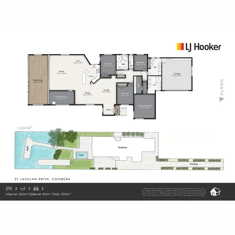 Floorplan of Homely house listing, 37 Lachlan Drive, Coomera QLD 4209