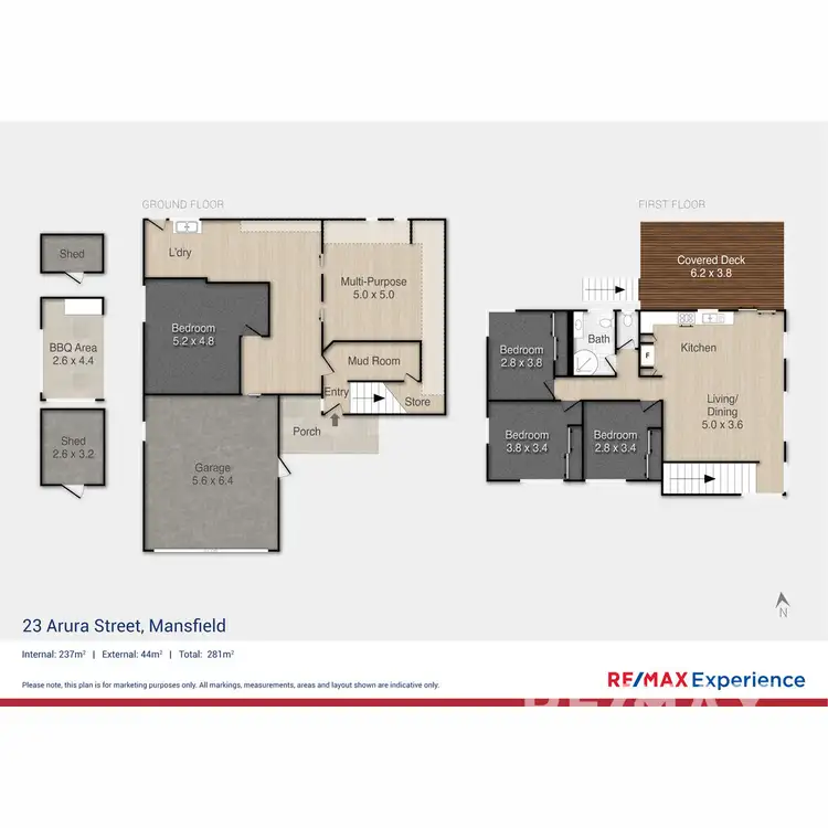 Floorplan of Homely house listing, 23 Arura Street, Mansfield QLD 4122