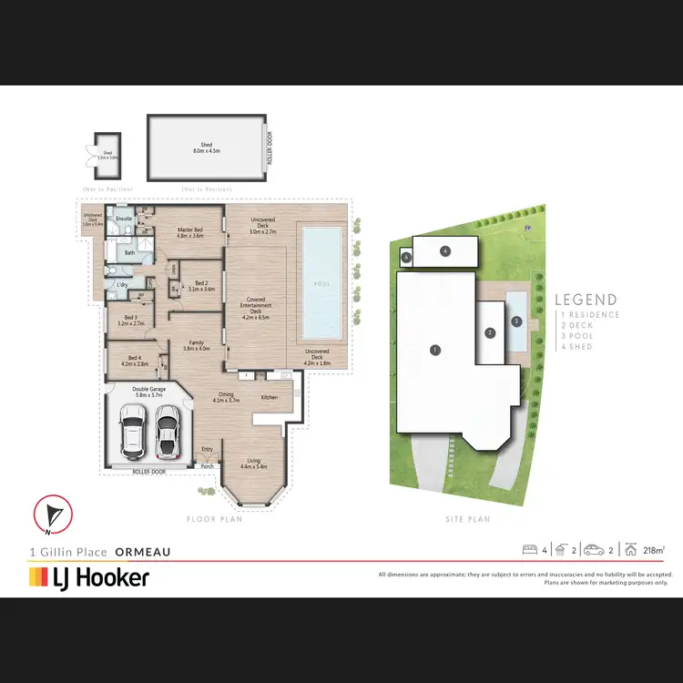 Floorplan of Homely house listing, 1 Gillin Place, Ormeau QLD 4208